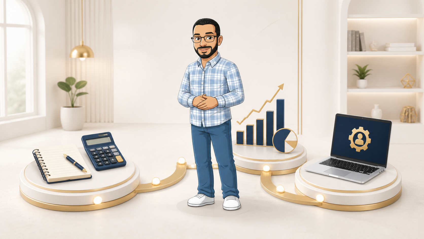 شريف ومسار التعلم من إدارة المال إلى الاستثمار وزيادة الدخل
